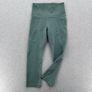 Lululemon Align High-Rise Leggings with Pocket 21" Mint Green Women's Size 4